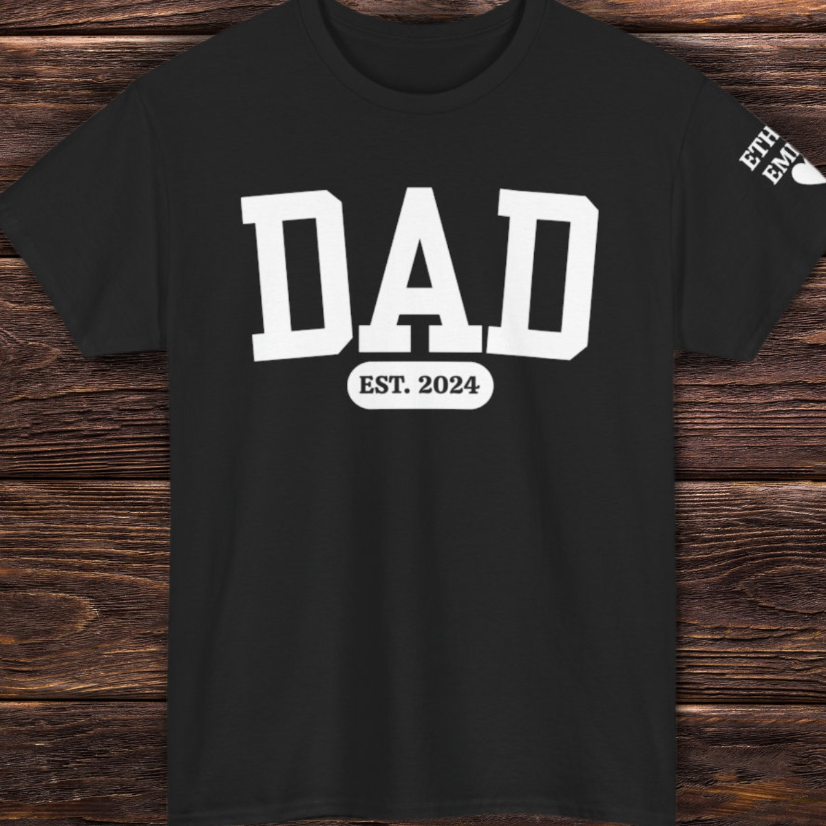 Personalized DAD Shirt Heavy Cotton Tee